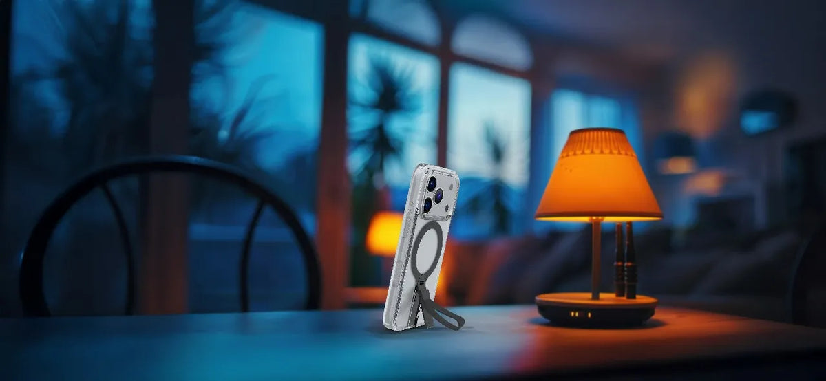 كفر ليفيلو Spira Grip بحامل دوار لآيفون 17 برو وبرو ماكس – تفاصيل المنتج والعبوة
