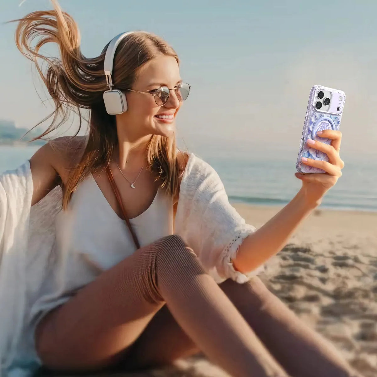 كفر ليفيلو Pearl بتصميم لؤلؤي ثلاثي الأبعاد لآيفون 17 برو وبرو ماكس – تفاصيل المنتج والعبوة