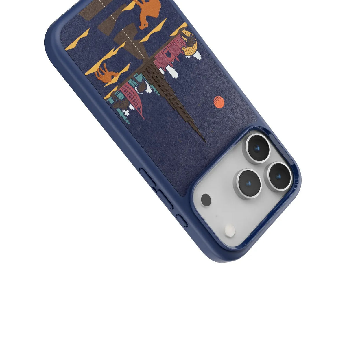كفر ليفيلو Vallo بتطريز دبي لآيفون 17 برو وبرو ماكس – تفاصيل المنتج والعبوة