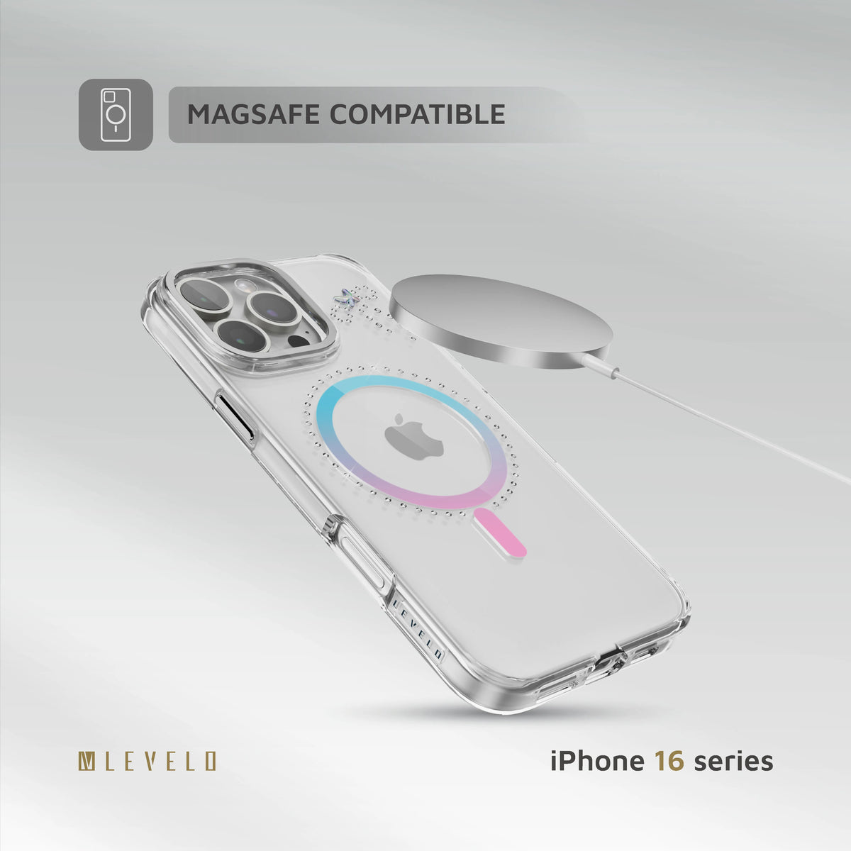 كفر ليفيلو Butterfly متوافق مع MagSafe لآيفون 16 برو وبرو ماكس – تفاصيل المنتج والعبوة