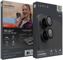 واقي عدسات ليفيلو LucentDuo لآيفون 17 – تفاصيل المنتج والعبوة