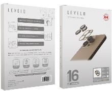 واقي كاميرا ليفيلو Trio Pro لآيفون 16 برو وبرو ماكس – تفاصيل المنتج والعبوة