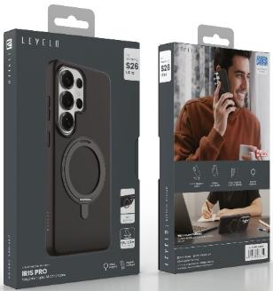 كفر ليفيلو Iris Pro من السيليكون مع حامل حلقي لـسامسونج S26 Ultra – تفاصيل المنتج والعبوة