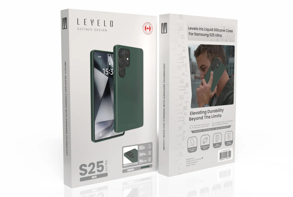 كفر ليفيلو Iris لسامسونج S25 Plus / S25 Ultra – تفاصيل المنتج والعبوة