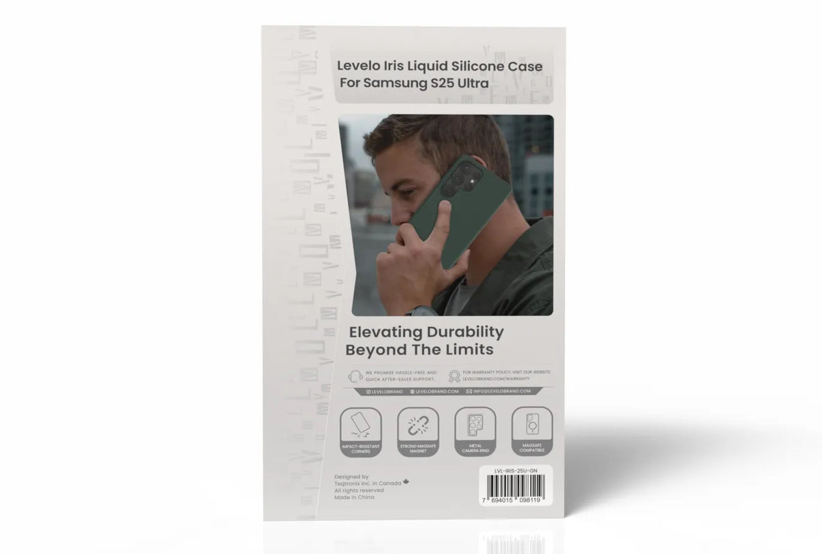 كفر ليفيلو Iris لسامسونج S25 Plus / S25 Ultra – تفاصيل المنتج والعبوة