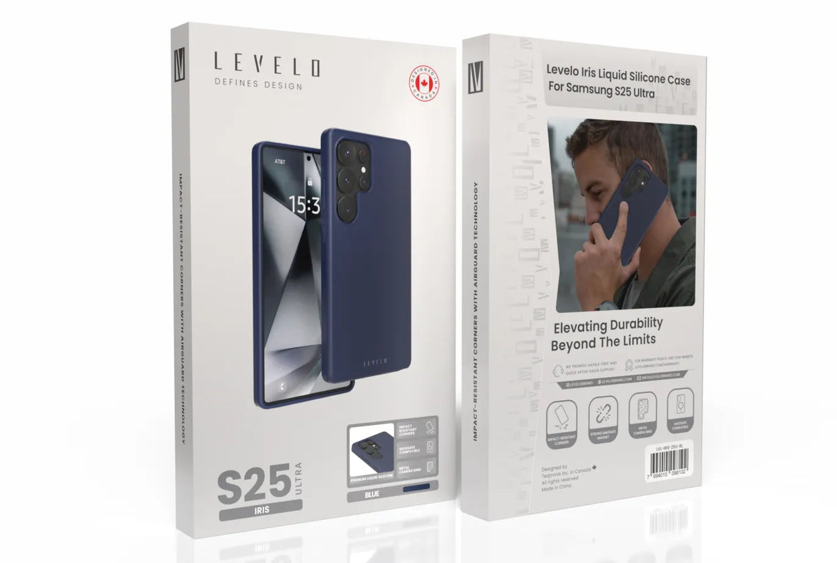 كفر ليفيلو Iris لسامسونج S25 Plus / S25 Ultra – تفاصيل المنتج والعبوة