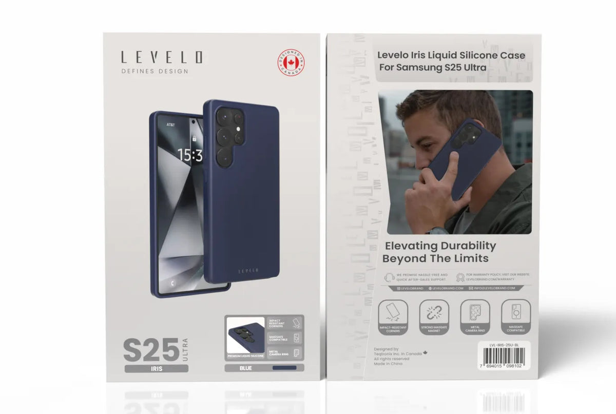 كفر ليفيلو Iris لسامسونج S25 Plus / S25 Ultra – تفاصيل المنتج والعبوة
