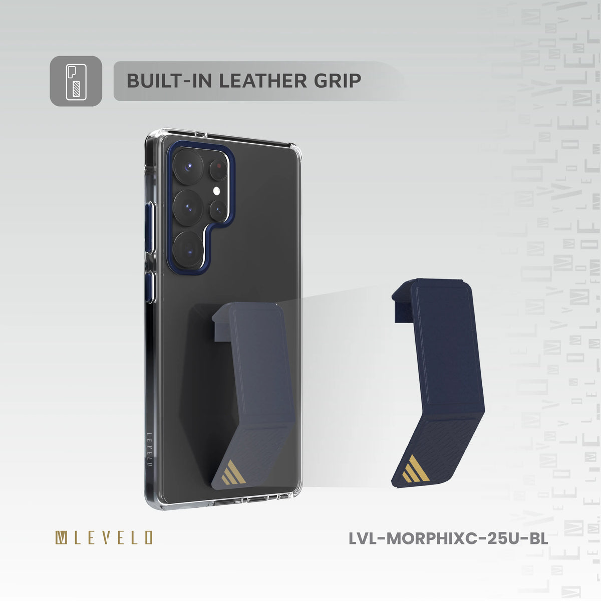 كفر ليفيلو Morphix Clara Grip لسامسونج S25 Ultra – تفاصيل المنتج والعبوة