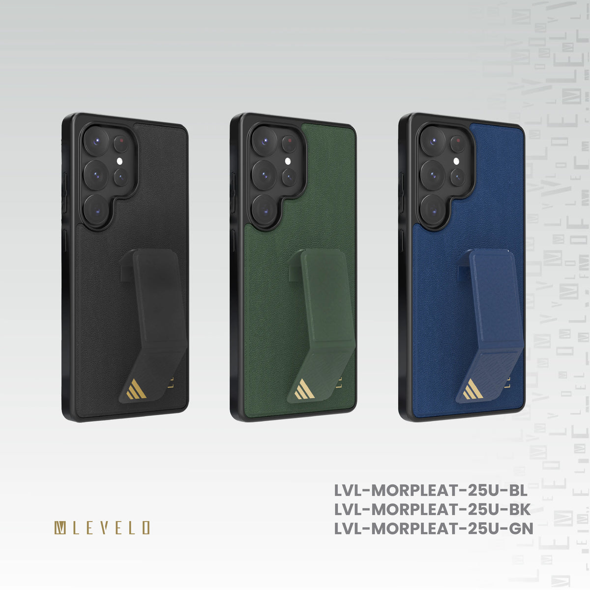 كفر ليفيلو Morphix Leather لسامسونج S25 Plus / S25 Ultra – تفاصيل المنتج والعبوة