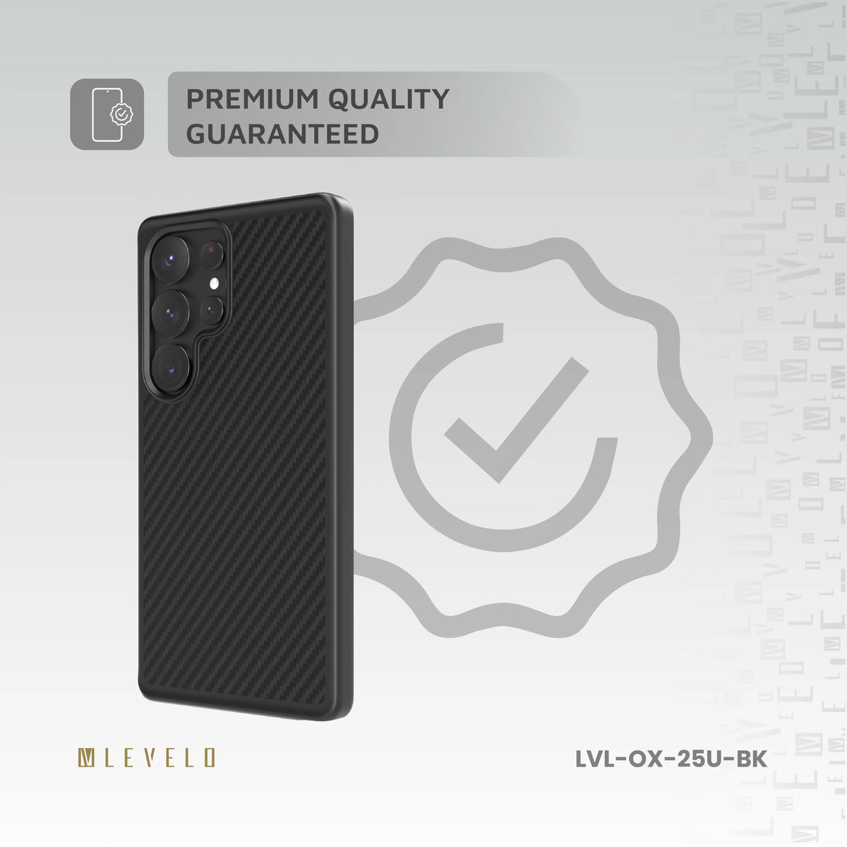 كفر ليفيلو Ox Carbon لسامسونج S25 Ultra – تفاصيل المنتج والعبوة