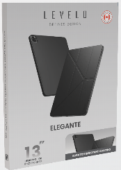 كفر ليفيلو Elegante Hybrid لآيباد Pro إصدار 2024 أو آيباد الجيل التاسع – تفاصيل المنتج والعبوة