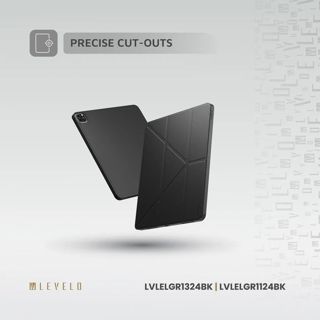 كفر ليفيلو Elegante Hybrid لآيباد Pro إصدار 2024 أو آيباد الجيل التاسع – تفاصيل المنتج والعبوة