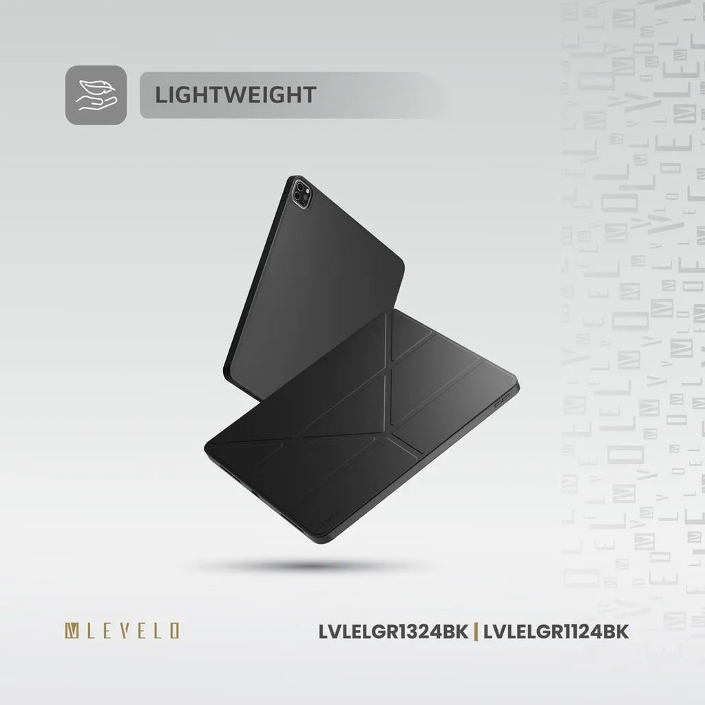 كفر ليفيلو Elegante Hybrid لآيباد Pro إصدار 2024 أو آيباد الجيل التاسع – تفاصيل المنتج والعبوة