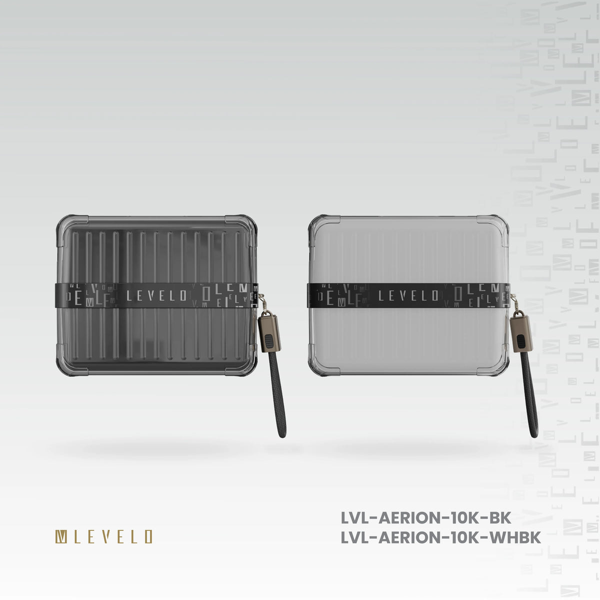 باور بانك ليفيلو Aerion سعة 10000 mAh مع كابل مسكة USB-C – تفاصيل المنتج والعبوة