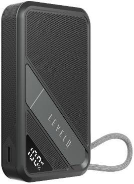 باور بانك ليفيلو AirLink ‏10000 ملّي أمبير ساعة بكابل ومسند – تفاصيل المنتج والعبوة