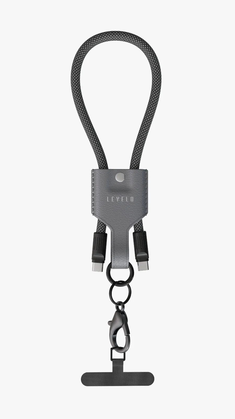 كابل حمل ليفيلو Tugo من USB-C إلى USB-C بقدرة 60 واط – 0.3 متر – صورة المنتج