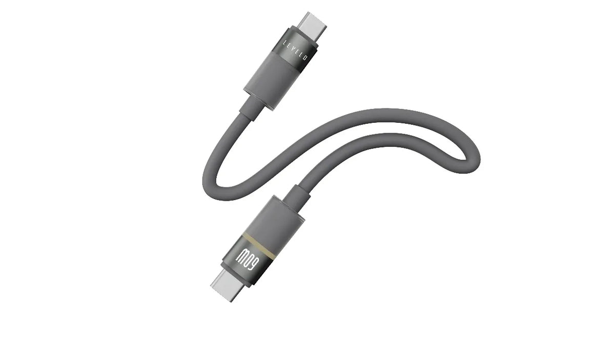 كابل ليفيلو Luno من USB-C إلى USB-C بقدرة 60 واط – متر واحد – تفاصيل المنتج والعبوة
