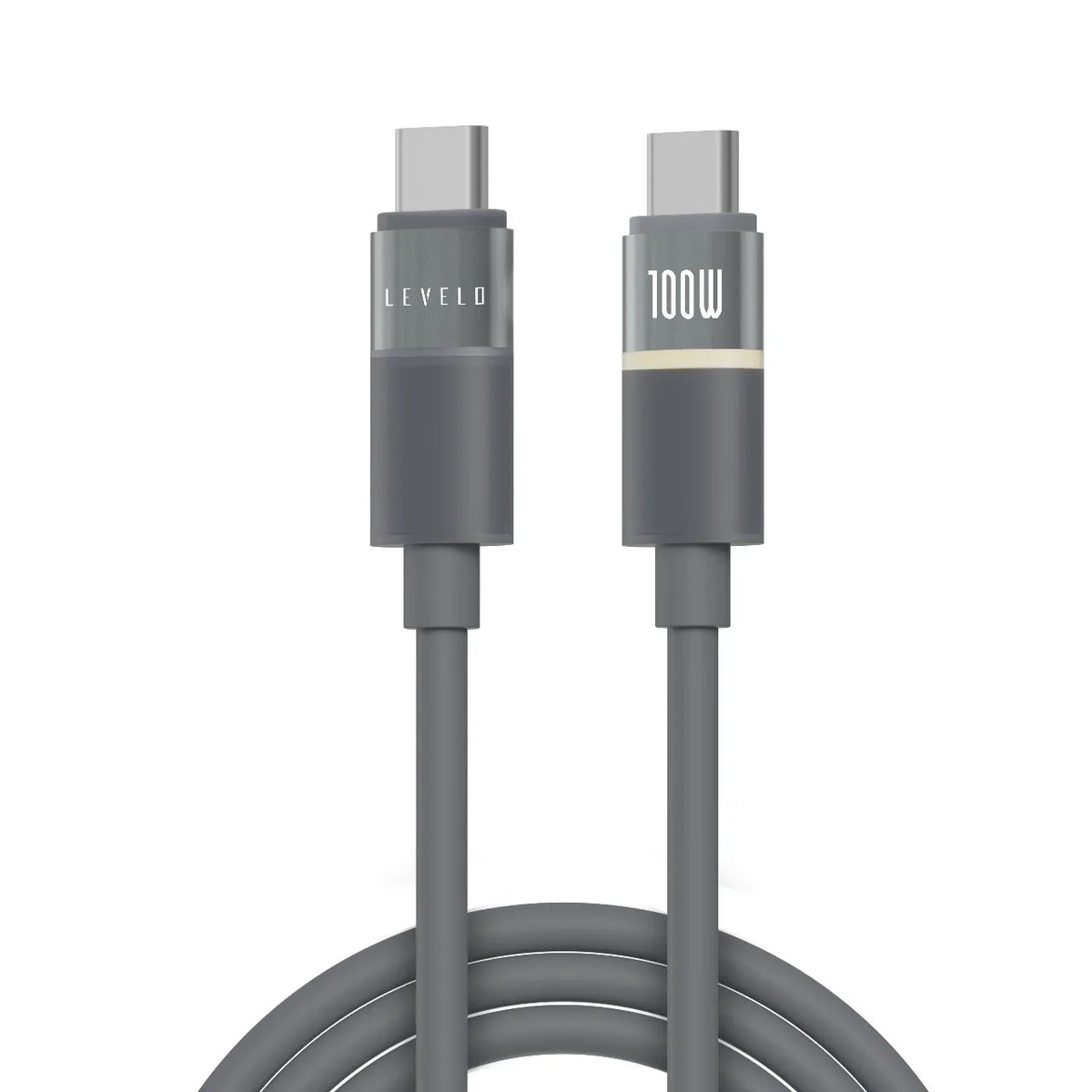 كابل ليفيلو Luno من USB-C إلى USB-C بقدرة 100 واط – متر واحد – تفاصيل المنتج والعبوة