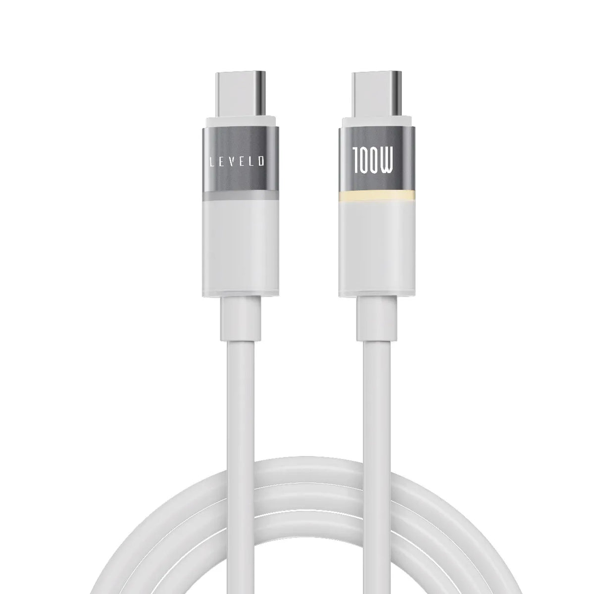 كابل ليفيلو Luno من USB-C إلى USB-C بقدرة 100 واط – متر واحد – تفاصيل المنتج والعبوة