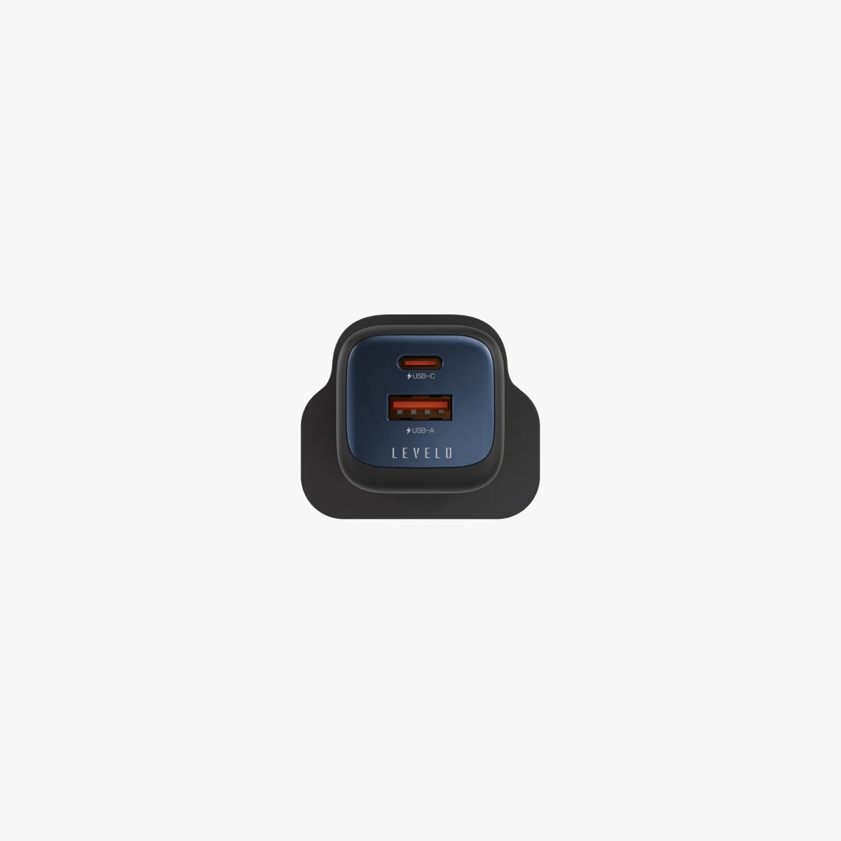 شاحن ليفيلو Vero GaN ‏20 واط بقابس بريطاني مع كابل USB-C إلى USB-C – تفاصيل المنتج والعبوة