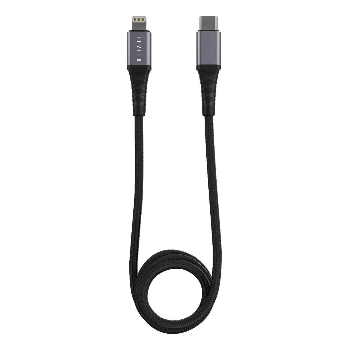 شاحن سيارة ليفيلو Nori Mini بمنفذين وإجمالي 60 واط مع كابل USB-C إلى Lightning – تفاصيل المنتج والعبوة