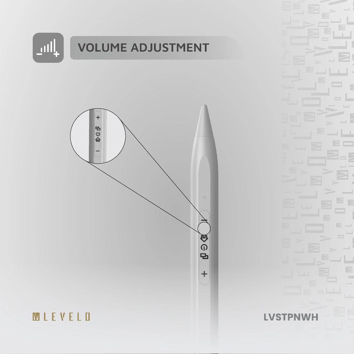 قلم ليفيلو Skywrite Versa للآيباد مع أزرار اختصار – تفاصيل المنتج والعبوة