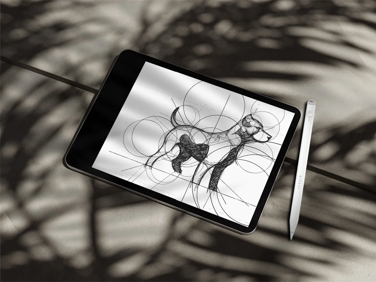 قلم ليفيلو Skyflex لأجهزة iPad – أبيض – تفاصيل المنتج والعبوة