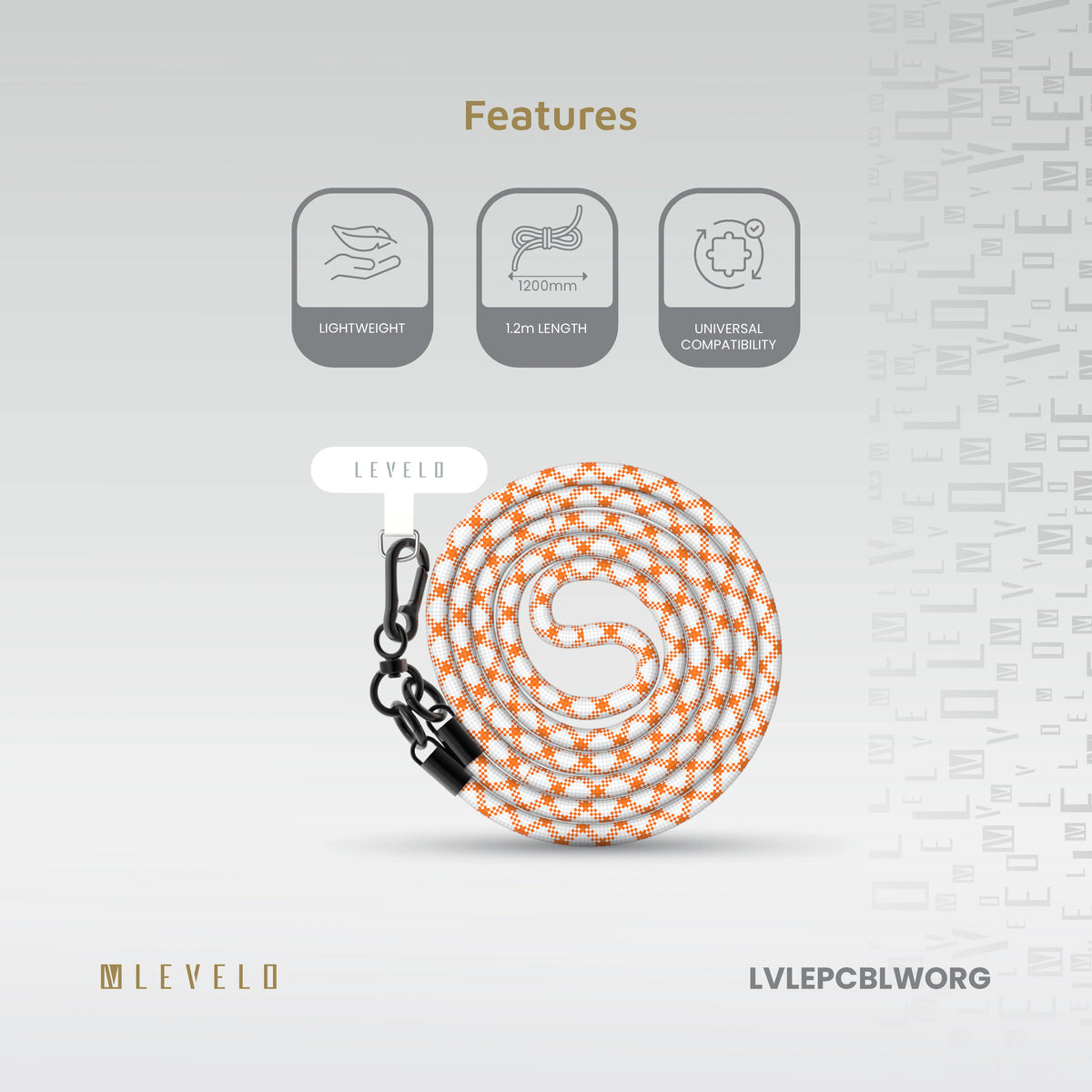 حبل هاتف ليفيلو Everly كروس بودي بطول 1.2 متر – تفاصيل المنتج والعبوة