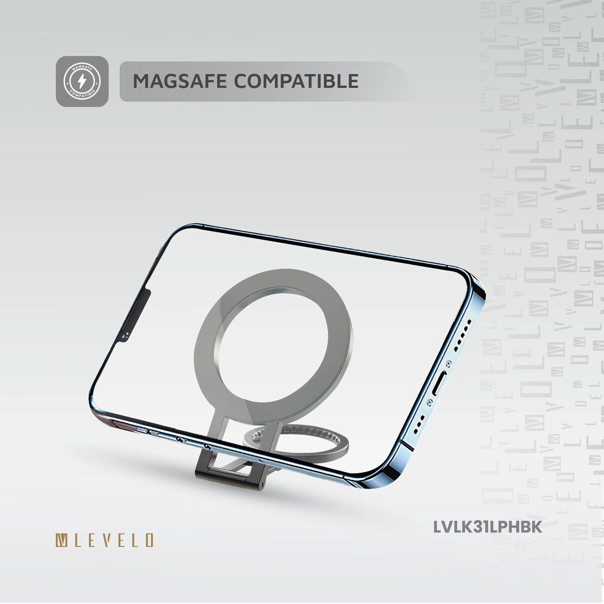 حامل هاتف مغناطيسي ليفيلو Kaito متوافق مع MagSafe – تفاصيل المنتج والعبوة