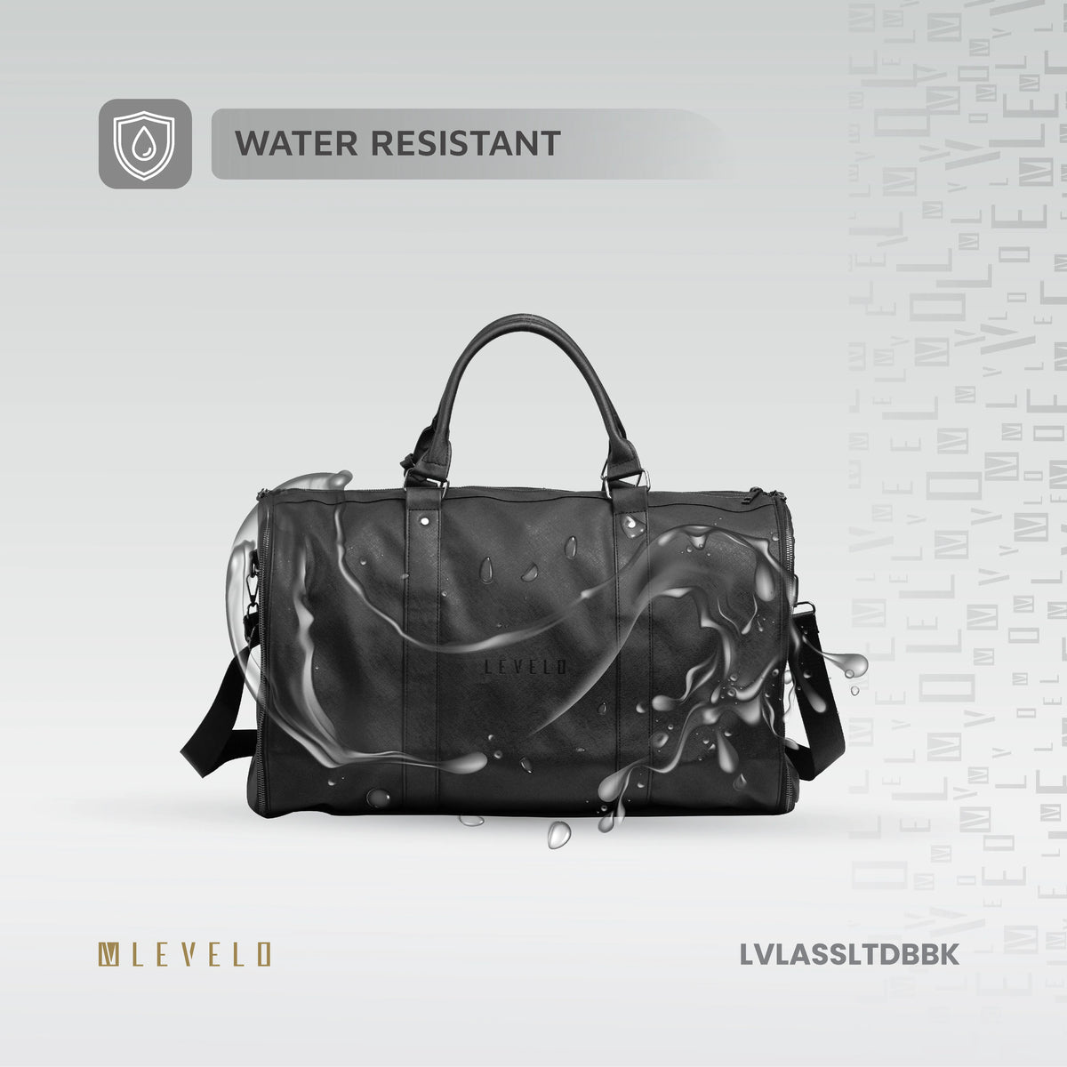 حقيبة سفر وملابس ليفيلو AllInStyle بسعة 40 لتر – أسود – تفاصيل المنتج والعبوة