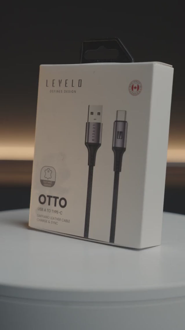 عرض مجموعة ليفيلو Otto؛ الطلب يشمل كابل شحن Apple Watch المحدد فقط