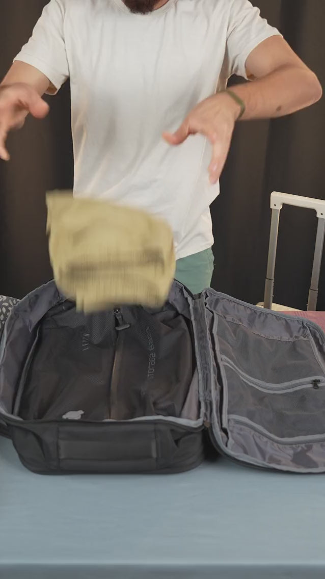 تحميل الفيديو: عرض حقيبة ليفيلو Aeropact؛ المحتويات غير مشمولة