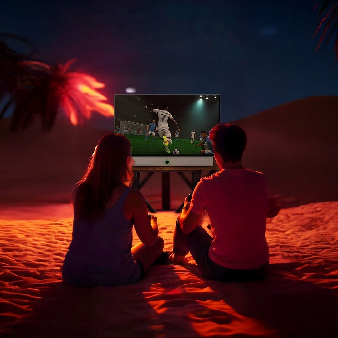 شاشة تلفزيون محمول 27 بوصة اندرويد باورلوجي 38400 مللي امبير مع حقيبة للحمل | Powerology 27" Android Portable TV Screen, 38400mAh, with Carrying Bag | صورة المنتج 7 / Product image 7