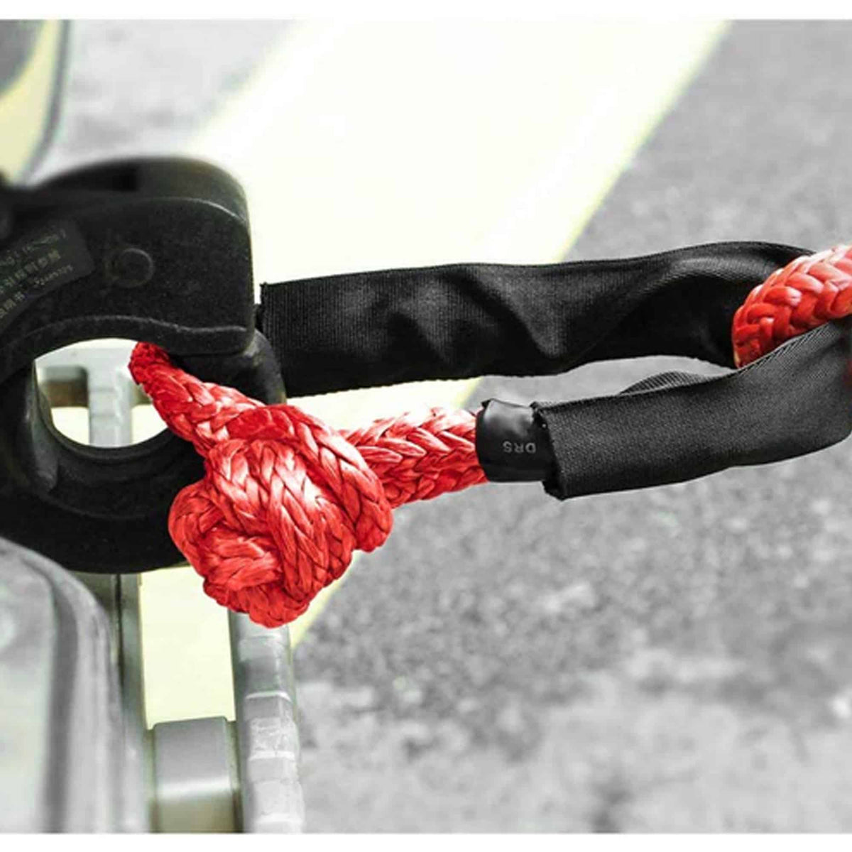قيد سحب ناعم - أحمر | FORCE USA SOFT SHACKLE RED