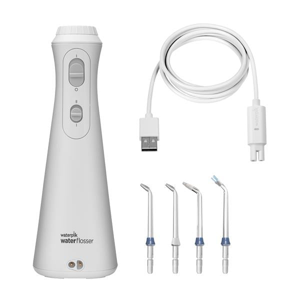 خيط مائي لاسلكي كوردلس بلس - أبيض | Waterpik Cordless Plus Water Flosser White – WP450ME | صورة المنتج 9 / Product image 9