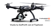 طائرة Yuneec Typhoon G بدون طيار في صندوق ألوان wGB203 Gimbal
