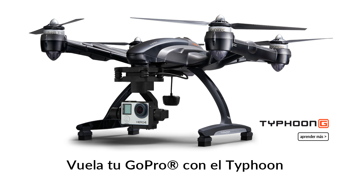 طائرة Yuneec Typhoon G بدون طيار في صندوق ألوان wGB203 Gimbal