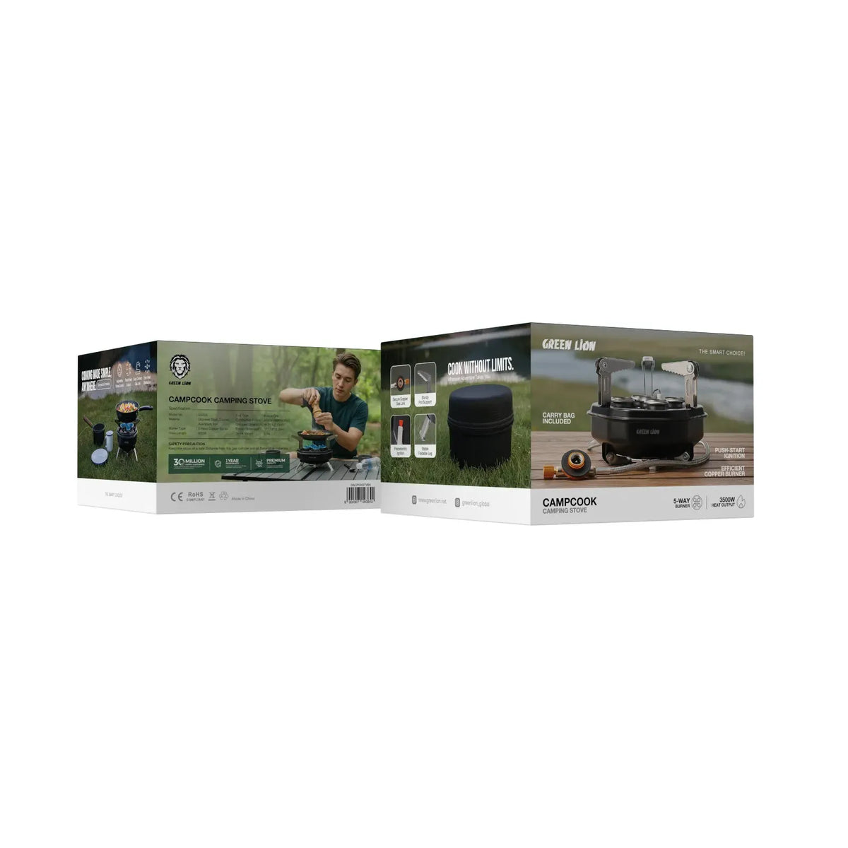 Green Lion Campcook Camping Stove Black – image 7