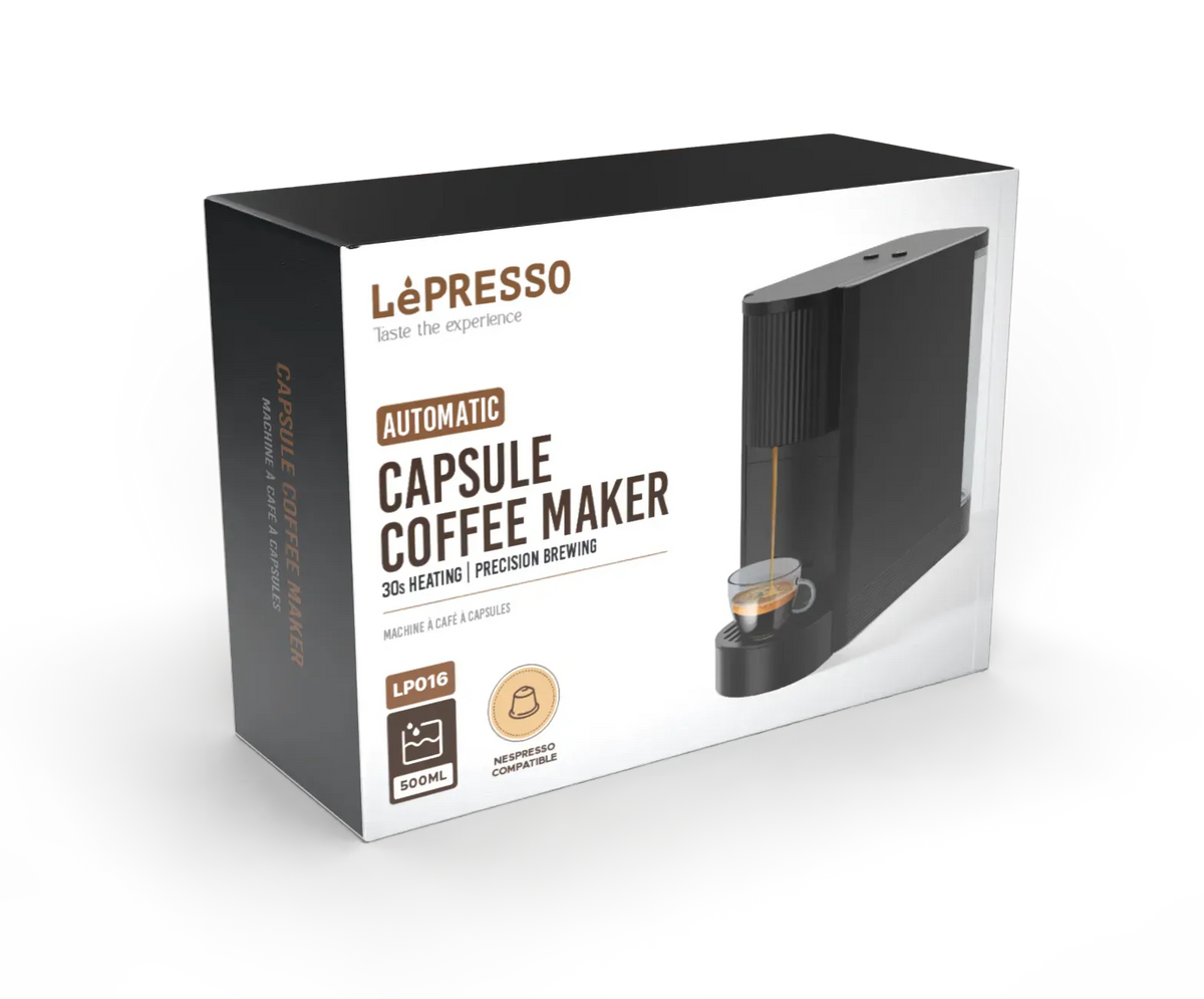 LePresso Automatic Capsule Coffee Maker Black – image 6