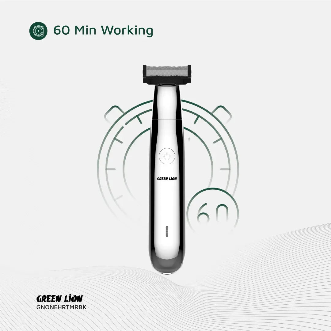 Green Lion One Blade Pro Hair Trimmer Black – image 4