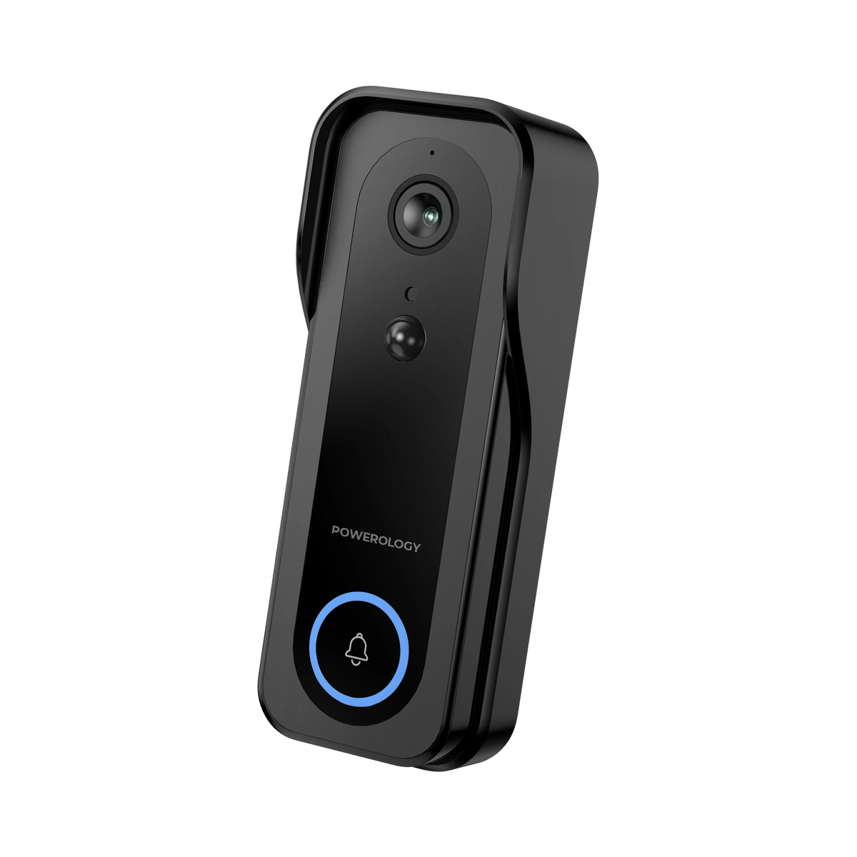 Powerology Smart Doorbell Camera Black – image 1
