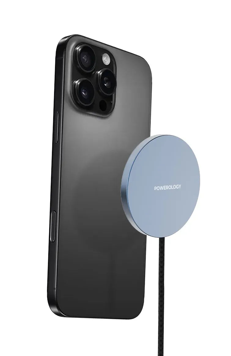 Powerology Elero Magnetic Wireless Charger Gray – image 6