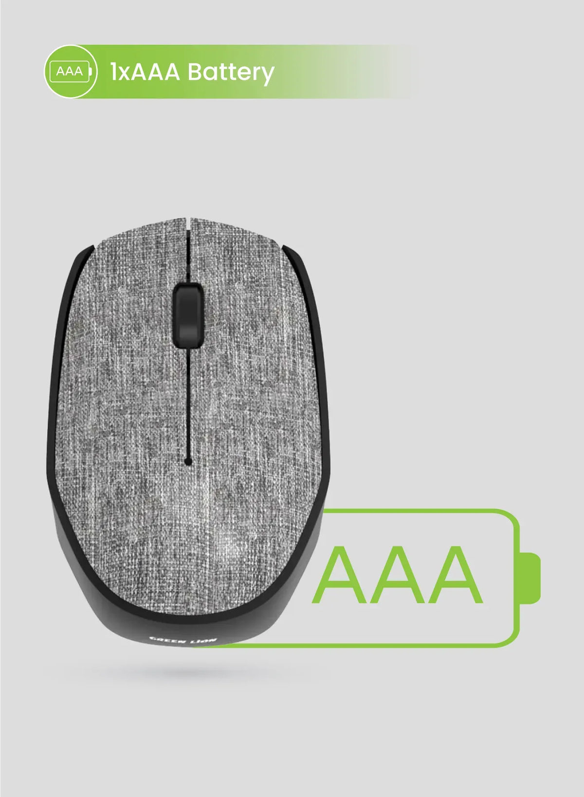 Green Lion G100 Wireless Mouse Gray – image 12
