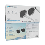 Powerology Nice Smart Audio Sunglasses - Transpare nt