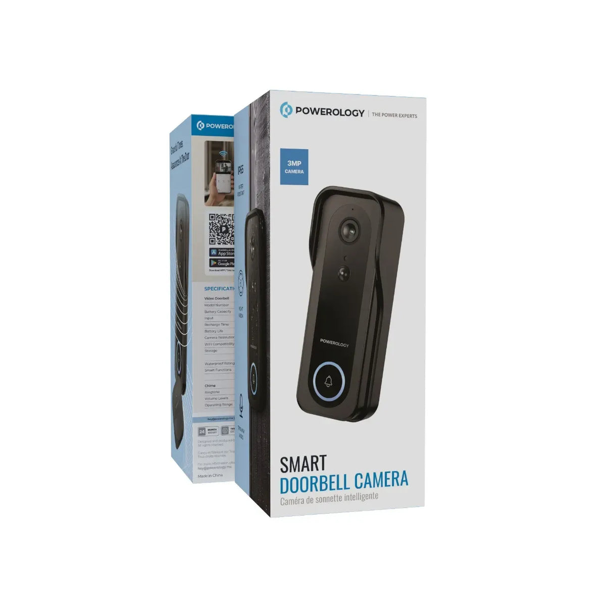 Powerology Smart Doorbell Camera Black – image 18