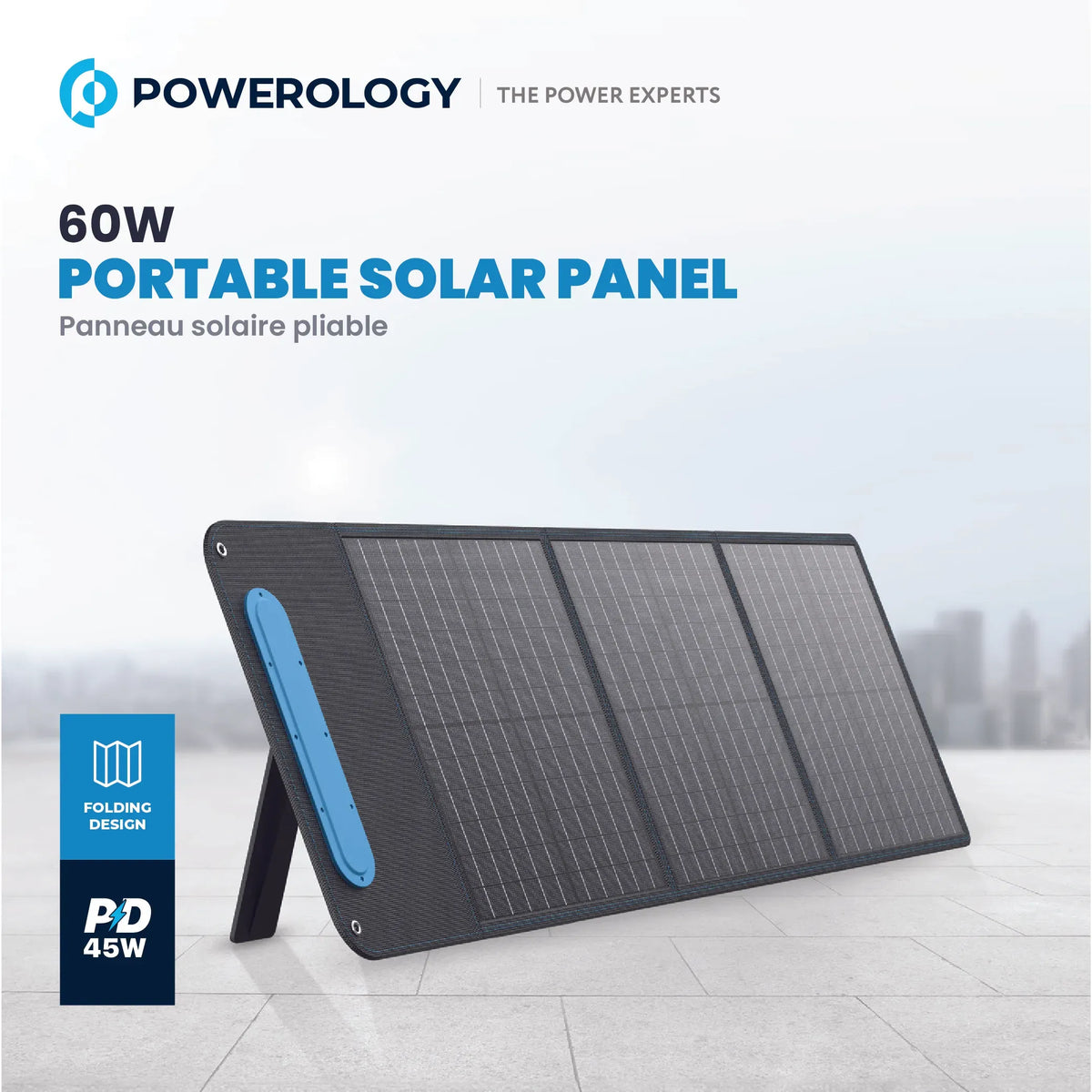 Powerology 60w Mono Crystalline Solar Panel Black – image 3