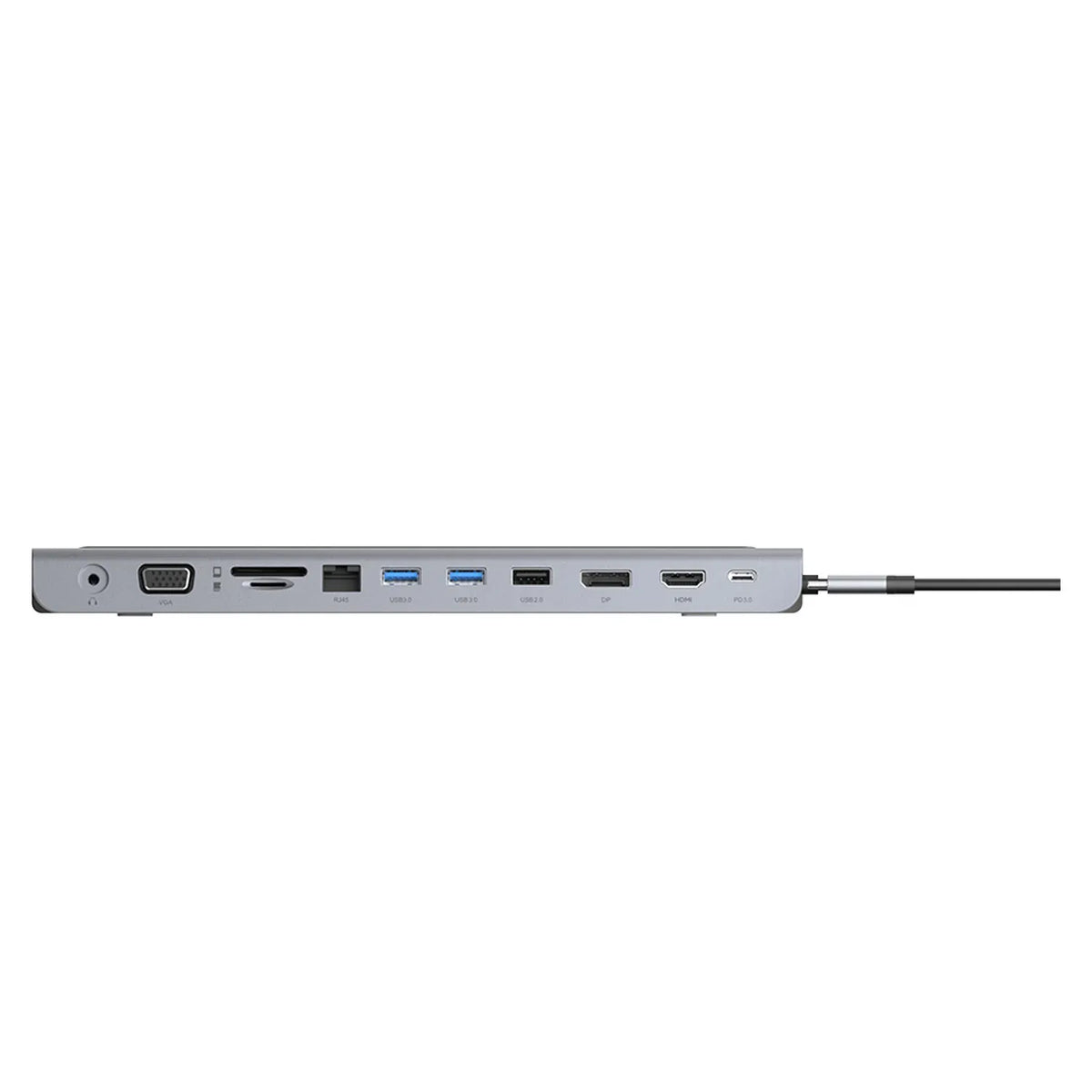 Powerology 11 in 1 Multi-Display USB-C Hub &Laptop Stand - Grey – image 4