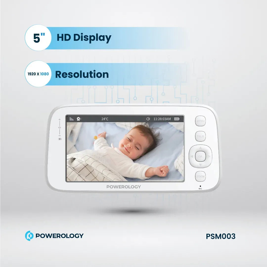 Powerology Monitor App Baby Camera Blue Pink – image 9