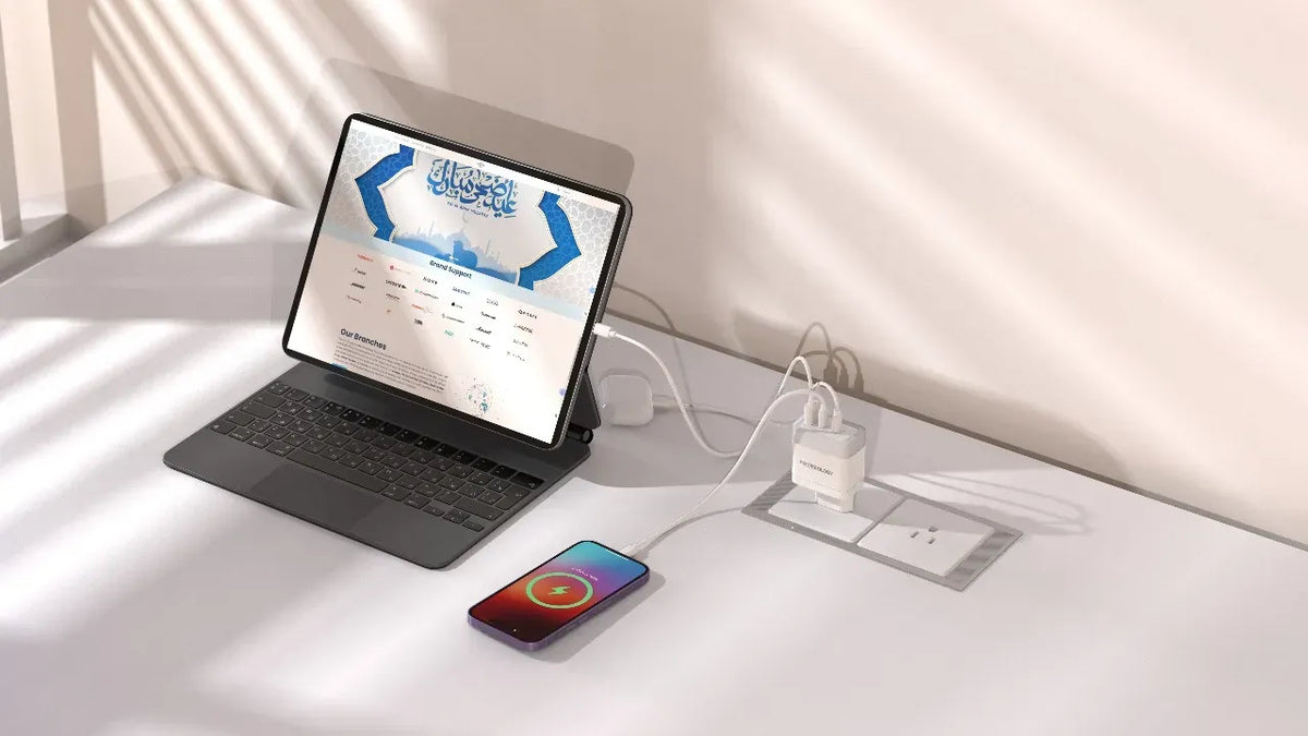 Powerology Lunex Series Fast Charging Adapter White – image 4