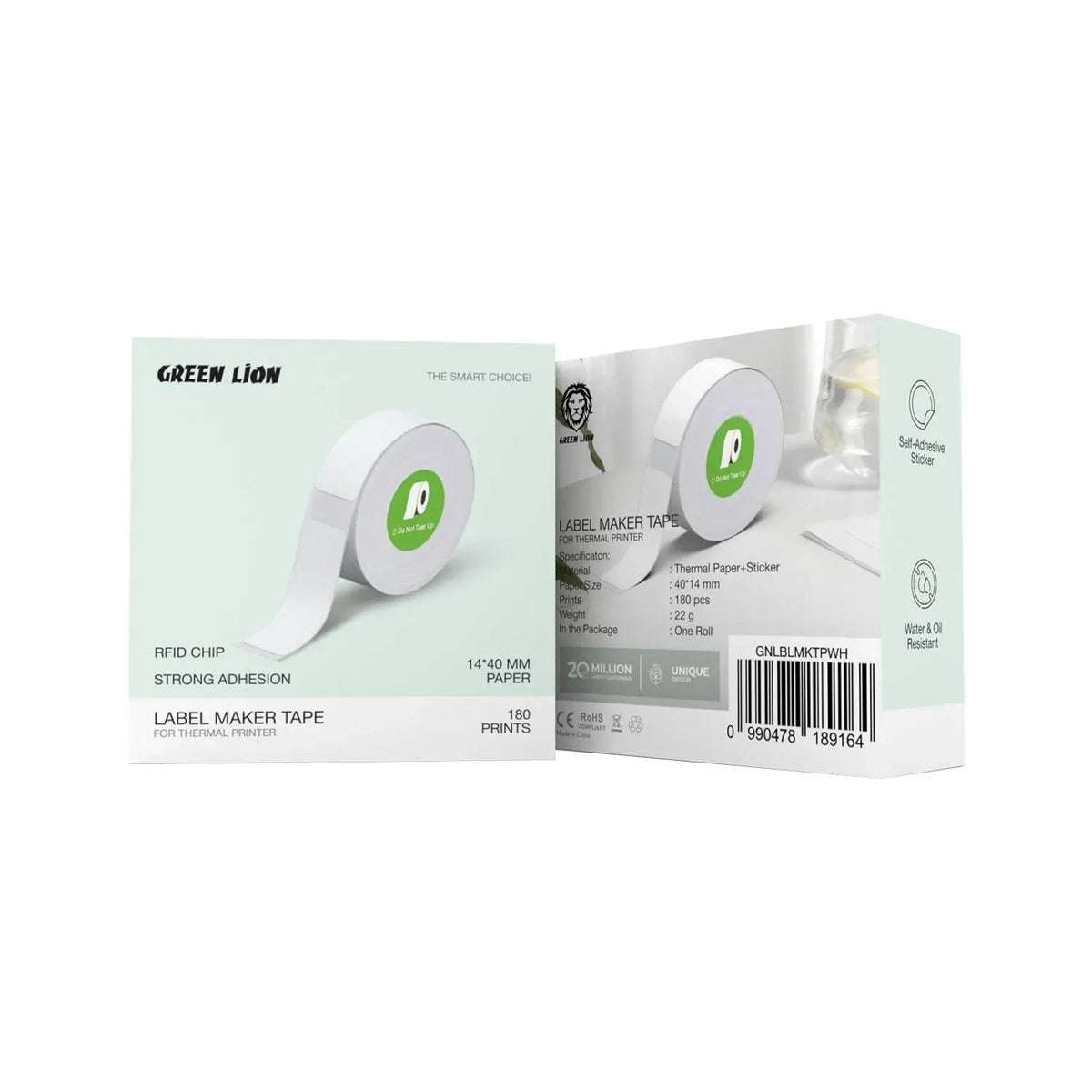 Green Lion Label Maker Tape for Thermal Printer White – image 4